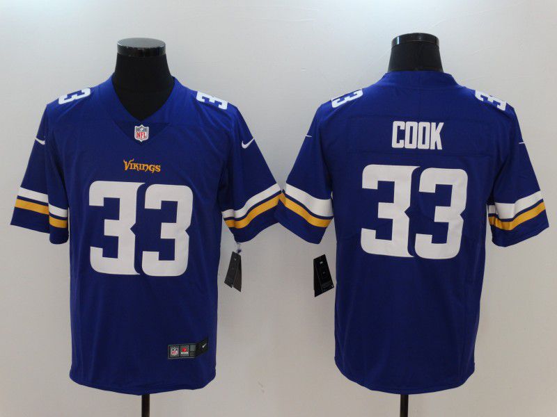 Men Minnesota Vikings #33 Cook Purple Nike Vapor Untouchable Limited NFL Jerseys->->NFL Jersey